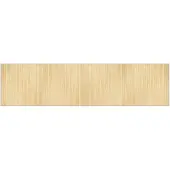vidaXL Vloerkleed rechthoekig 100x400 cm bamboe lichtnaturel