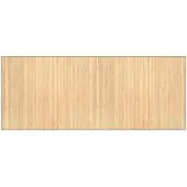 vidaXL Vloerkleed rechthoekig 80x200 cm bamboe lichtnaturel