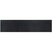 vidaXL Vloerkleed rechthoekig 70x300 cm bamboe zwart