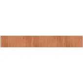 vidaXL Vloerkleed rechthoekig 70x500 cm bamboe bruin