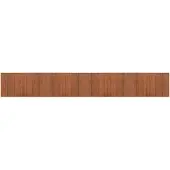 vidaXL Vloerkleed rechthoekig 60x400 cm bamboe bruin