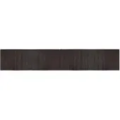 vidaXL Vloerkleed rechthoekig 70x400 cm bamboe donkerbruin