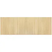 vidaXL Vloerkleed rechthoekig 70x200 cm bamboe lichtnaturel