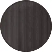 vidaXL Vloerkleed rond 100 cm bamboe donkerbruin