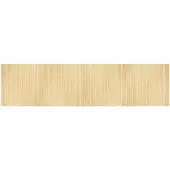 vidaXL Vloerkleed rechthoekig 100x400 cm bamboe lichtnaturel