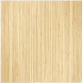 vidaXL Vloerkleed rechthoekig 100x100 cm bamboe lichtnaturel