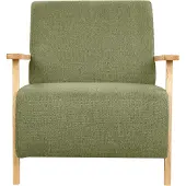 Beliani LESJA - Fauteuil-Groen-Polyester
