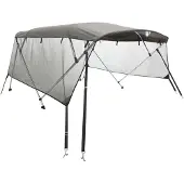vidaXL Biminitop 3 bogen met mesh zijwanden 183x(170-182)x137 cm