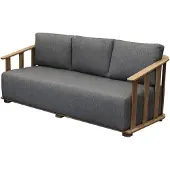 AVH-Collectie Milano 3-zits loungebank teakhout