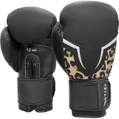 Stiel Leopard Dames Bokshandschoenen - PU - Zwart