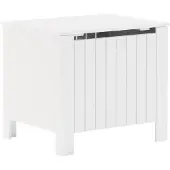 vidaXL Opbergbox met deksel RANA 60x49x54 cm massief grenenhout wit