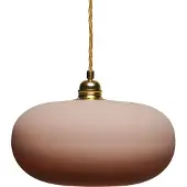 Ebb & Flow Horizon Hanglamp Latte | Shiny Gold | Ø: 29 cm E27