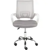 Beliani SOLID - Bureaustoel - Grijs - Polyester