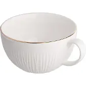 Altom Design Alessia Porseleinen Kop met Gouden Rand - 300ml