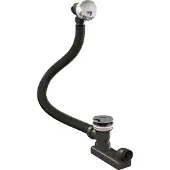 Brauer Badafvoer met Overloop Chrome Edition Chroom