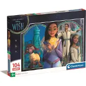 Clementoni - Puzzel - Super 104 Stukjes - Wish Disney - Kinderpuzzel