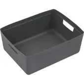 Kangaro opbergbox - opbergdoos - 20 liter - PP antraciet - K-670132