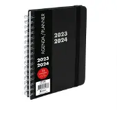 Coppens Planner Luxe black sp. 22x16cm 18mn | Coppens