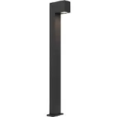 QAZQA Industriële buitenstaande lamp donkergrijs 80 cm IP44 - Baleno