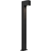 QAZQA Industriële staande buitenlamp zwart 80 cm IP44 - Baleno