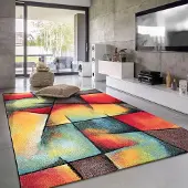 Paco Home Vloerkleed Woonkamer Laagpolig Modern Patroon Geometrisch 3D 160x230 cm