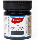 Karin Ebru / Papiermarmer Verf - Lampzwart - 105 ml