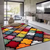 Paco Home Vloerkleed Woonkamer Laagpolig Modern Patroon Geometrisch 3D 200x290 cm