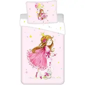 Cofi1453® Dekbedovertrek, Fairy - Eenpersoons - 140 x 200 + 70 x 90 cm - Katoen