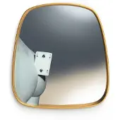 Seletti Gold Frame 59 cm Spiegel Two of Spades