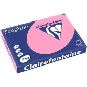 Clairefontaine Trophée Pastel, gekleurd papier, A3, 160 g, 250 vel, felroze