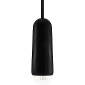 Harto Luce Hanglamp Black ash | Small Long