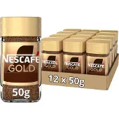 Nescafe Gold oploskoffie - 12 potten x 50g