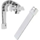 Intex Skimmer, set met haken, metalen frame, vervangingsonderdeel, accessoire voor zwembaden