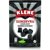 Klene 12x Dubbelzoute Dobbelstenen Suikervrij 110 Gr