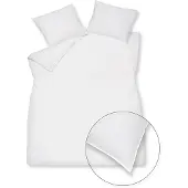 Vandyck Dekbedovertrek Washed Cotton White Katoen-140 x 200 / 220 cm | 1-Persoons