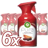 Air Wick Pure Mulled Wine - 6 x 250 ml Voordeelverpakking