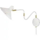 Beliani BALIEM - Wandlamp - Wit - Metaal