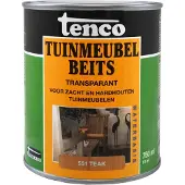 Tenco Buitenbeits Tuinmeubelbeits - Teak 551 - Zijdeglans - 750ml