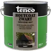 Tenco Houtcoat Mat - Zwart - 2,5L
