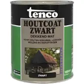 Tenco Houtcoat Mat - Zwart - 1L