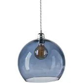 Ebb & Flow Rowan Hanglamp Deep blue | Silver | Ø 28 cm E27 IP20