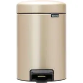 Brabantia NewIcon Pedaalemmer 3 Liter Metallic Gold