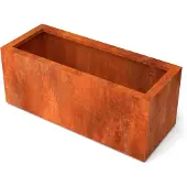 Geroba Artesa rechthoekige plantenbakken cortenstaal 1000x400x400 mm