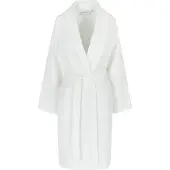 Casilin - Badjas voor Dames en Heren - Maat M - Sauna Wafelbadjas Voor Volwassen - Met riem - Katoen - Absorberend - Wasmachinebestendig - Wit