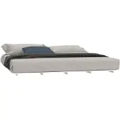 vidaXL Bedframe massief grenenhout wit 160x200 cm