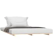 vidaXL Bedframe massief grenenhout 140x200 cm