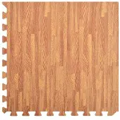 vidaXL Eva Floor Mats Foam 24 Units Bruin