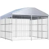 vidaXL Hondenkennel voor buiten met dak 300x300x200 cm