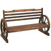 vidaXL Tuinbank 112 cm massief vurenhout