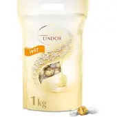 Lindt LINDOR Witte chocolade bonbons 1kg - ca. 80 chocolade bonbons